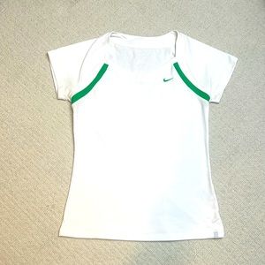 Nike Green Border Tennis Top